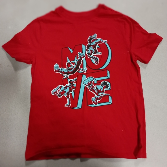 Cat & Jack Other - Cat & Jack Red Tee with Energetic Graphic